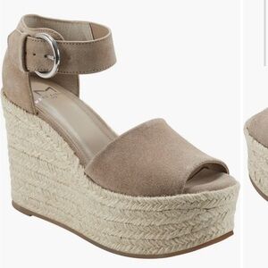 Marc Fisher Anita Platform Wedge Espadrille Sandal NEVER WORN